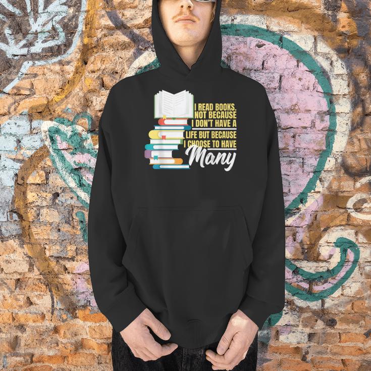 Bookworm Shirt I Read Books Reader Nerd Men Hoodie