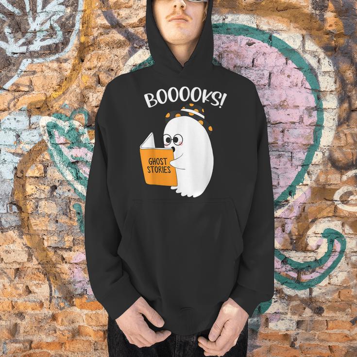 Booooks Ghost Reading Books Halloween Teacher Gift For Men Women Men Hoodie Booooks Ghost Reading Books Halloween Teacher Gift For Men Women Men Hoodie