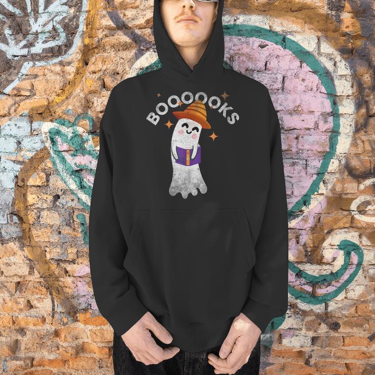 Boooooks Halloween Ghost Reading Book For Teacher & Student For Men Women Kids Men Hoodie Boooooks Halloween Ghost Reading Book For Teacher & Student For Men Women Kids Men Hoodie