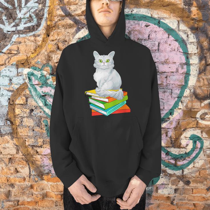 Cats And Books Lover Persian Cat For Men Women Kids Men Hoodie Cats And Books Lover Persian Cat For Men Women Kids Men Hoodie