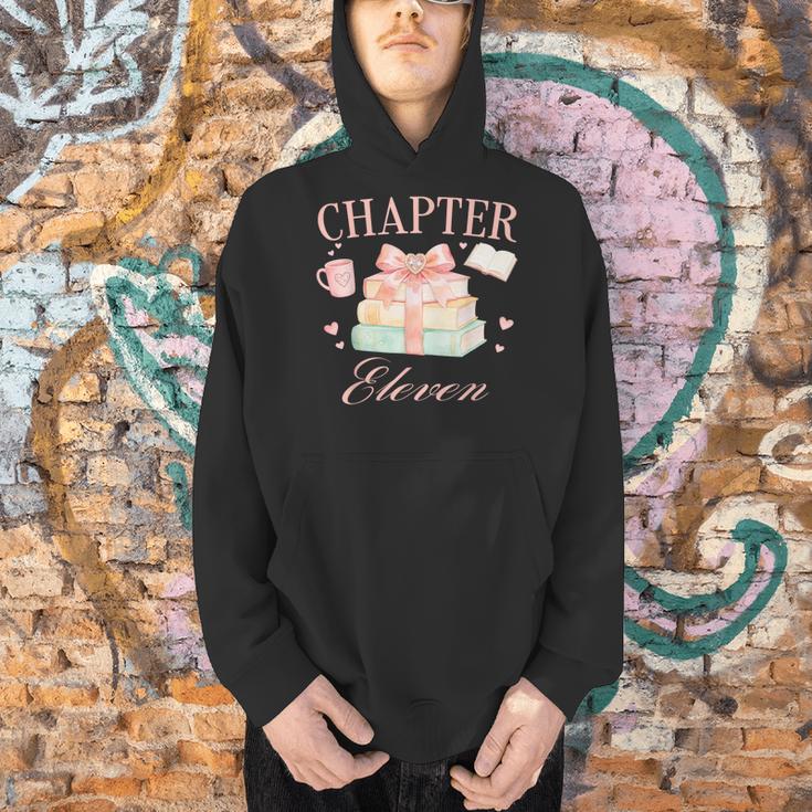 Chapter 11th Birthday Bookworm 11 Years Old Cute Book Loves Men Hoodie