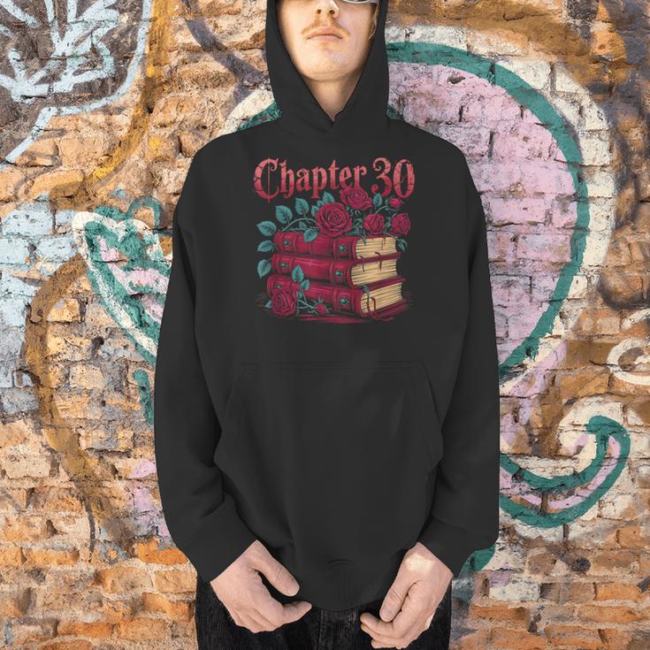 Chapter 30 Gothic 30th Birthday Book Lover Dark Romance Men Hoodie