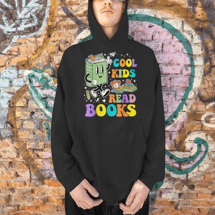 Cool Kids Read Books Teacher Bookworm Librarian Book Lover Men Hoodie
