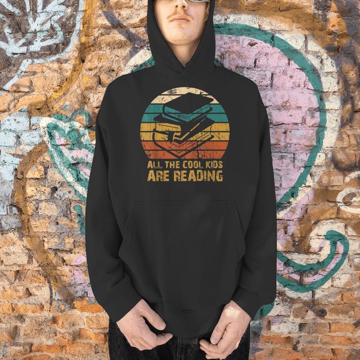 All The Cool Kids Are Reading Books Men Hoodie