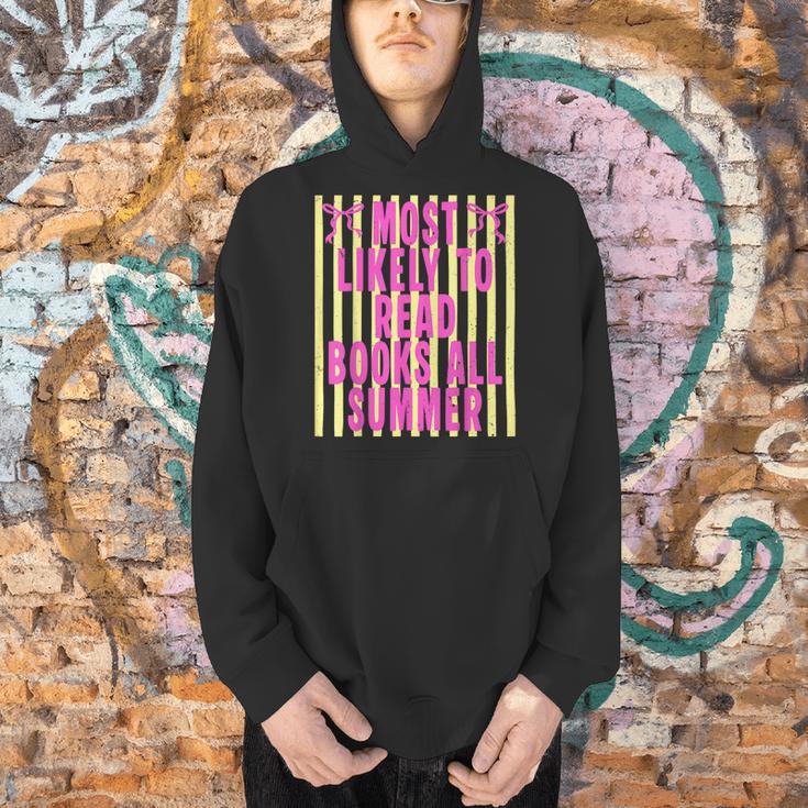 Coquette Striped Most Likely To Read Books All Summer Men Hoodie Coquette Striped Most Likely To Read Books All Summer Men Hoodie