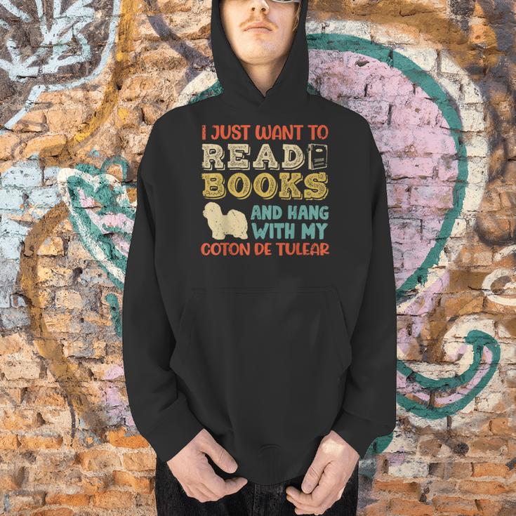 Coton De Tulear Mama Ich Will Nur Lesen Books Hanging Dog Men Hoodie