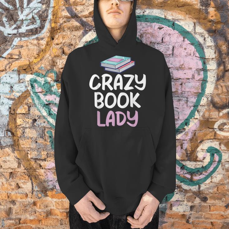 Crazy Book Lady Book Lover Men Hoodie