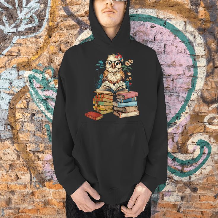 Cute Reading Chicken With Glasses Books Bookworm Reader Men Hoodie Cute Reading Chicken With Glasses Books Bookworm Reader Men Hoodie