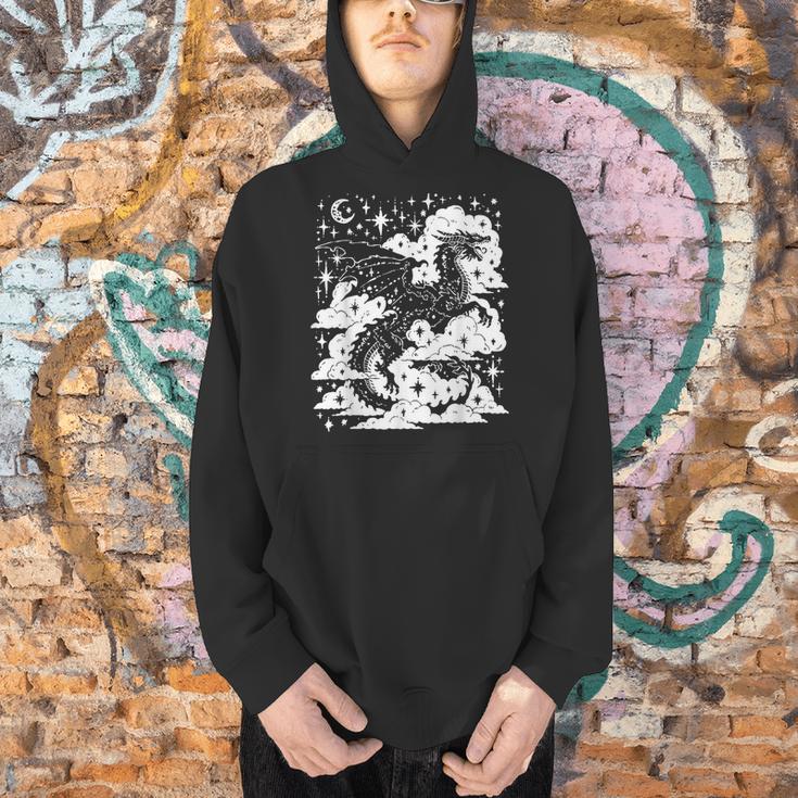 Dark Academia Fantasy Dragon Book Lover Bookish Goblincore Men Hoodie