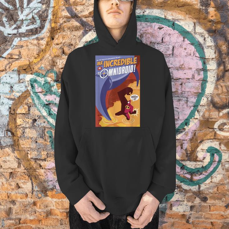 Disney Pixar The Incredibles Omnidroid Comic Book Cover Men Hoodie Disney Pixar The Incredibles Omnidroid Comic Book Cover Men Hoodie