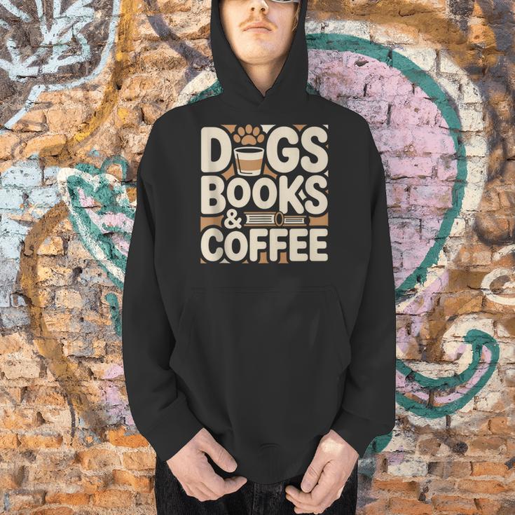 Dogs Books And Coffee Men Hoodie Dogs Books And Coffee Men Hoodie