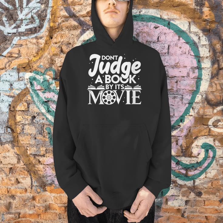 Don't Judge A Book By Its Movie Bookworm Book Lover Readers Men Hoodie Don't Judge A Book By Its Movie Bookworm Book Lover Readers Men Hoodie