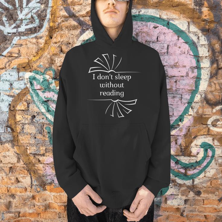 I Don't Sleep Without Reading Books Love Books Men Hoodie