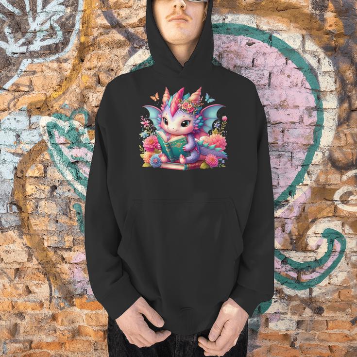 Dragon Book ShirtReading Bookworm Please I'm a Book Dragon Men Hoodie