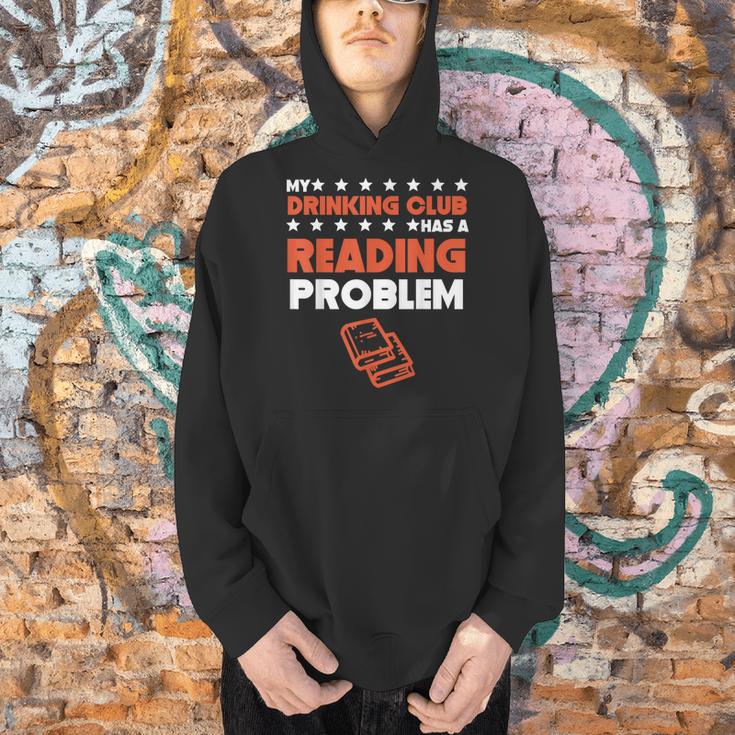 My Drinking Club Has A Reading Problem Book Club Men Hoodie