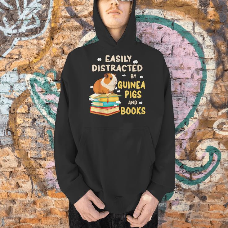 Easily Distracted By GUINEA PIGS And Books Men Hoodie Easily Distracted By GUINEA PIGS And Books Men Hoodie