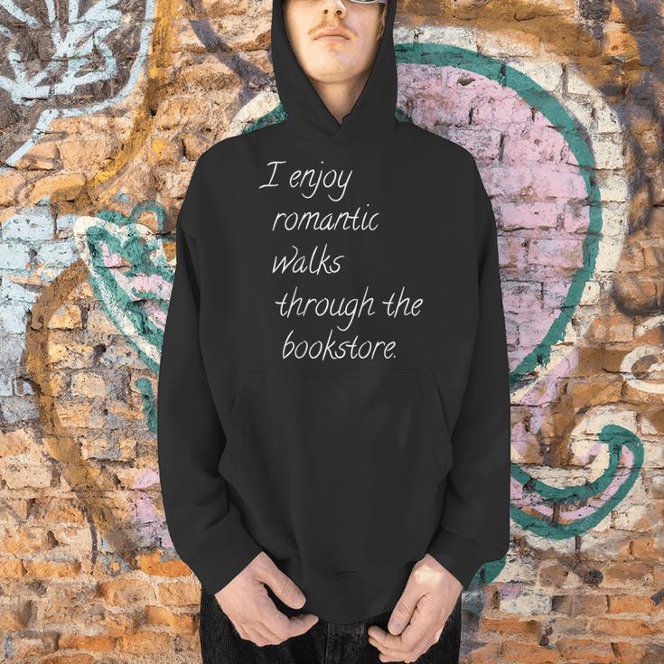 I Enjoy Romantic Walks Through The Bookstore Men Hoodie