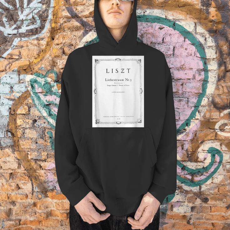 Franz Liszt Dream Of Love Vintage Book Cover Men Hoodie Franz Liszt Dream Of Love Vintage Book Cover Men Hoodie