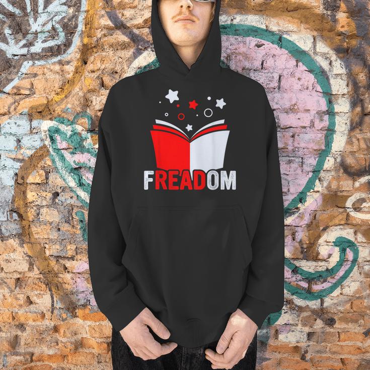 Freadom I Read Banned Books Banned Books Week Librarian Men Hoodie