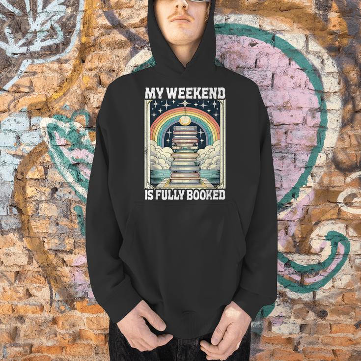 My Weekend Is Fully Booked Book Rainbow Reading Bookworm Men Hoodie My Weekend Is Fully Booked Book Rainbow Reading Bookworm Men Hoodie