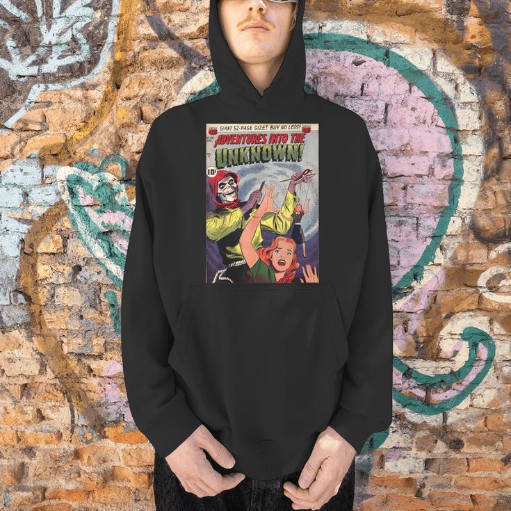 Halloween Horror Vintage Voodoo Comic Book Retro Scary Men Hoodie
