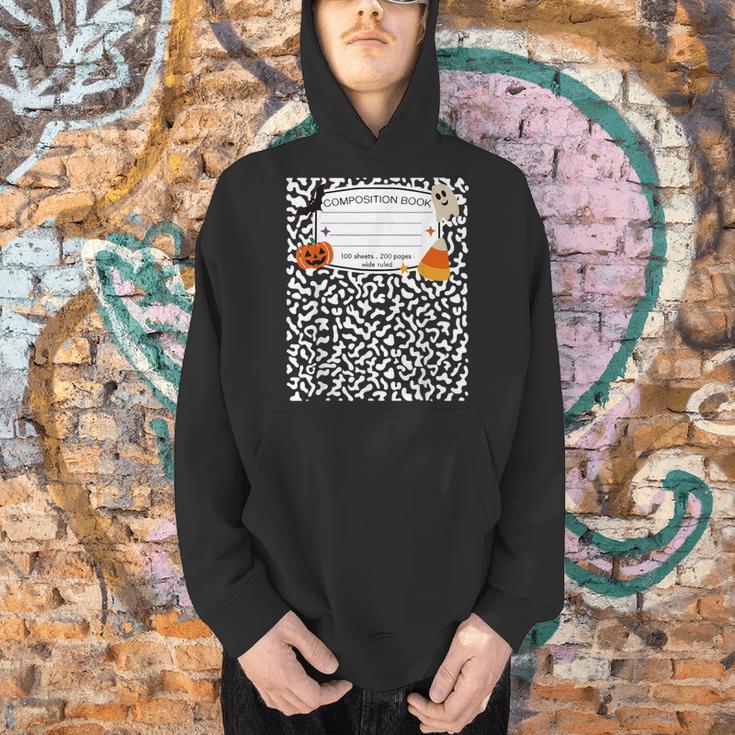 Halloween Teacher Composition Book Notebook Matching Group Men Hoodie