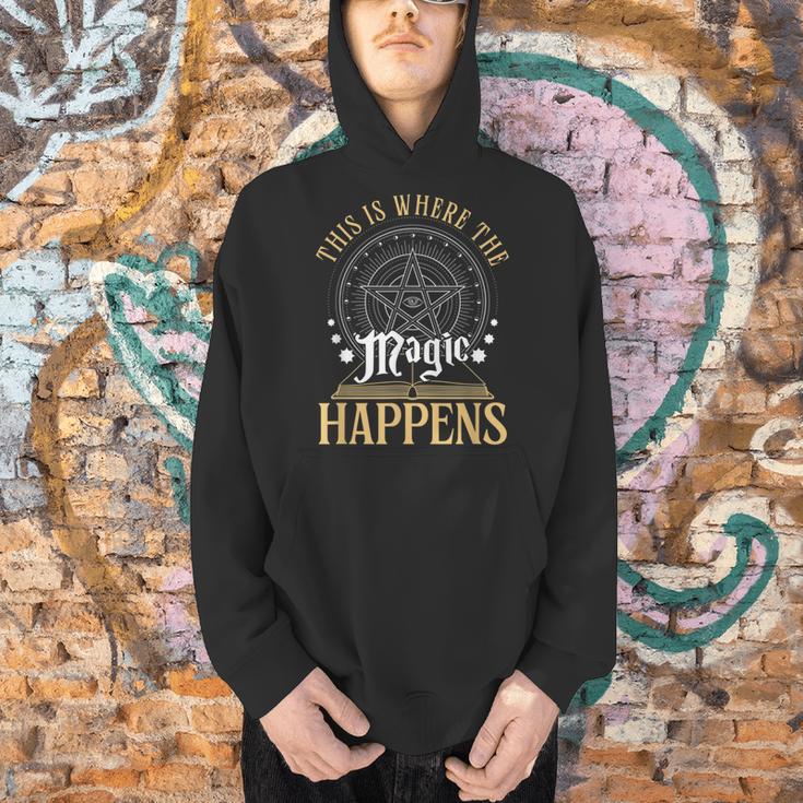 This Is Where Happens Magic Occult Mystic Book Men Hoodie This Is Where Happens Magic Occult Mystic Book Men Hoodie