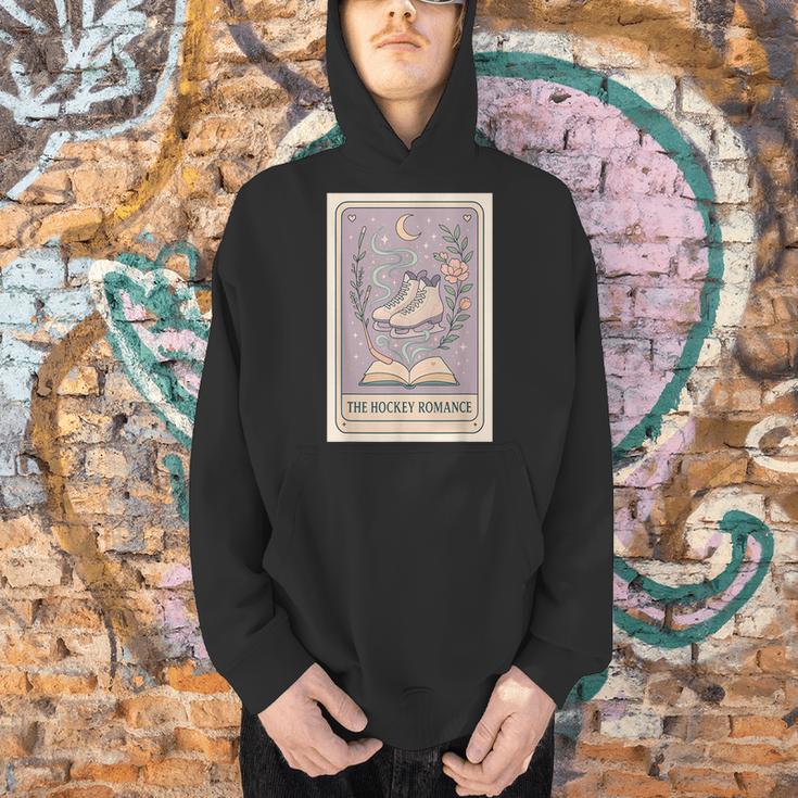 Hockey Romance Tarot Card Books Reader Cozy Reading Men Hoodie Hockey Romance Tarot Card Books Reader Cozy Reading Men Hoodie