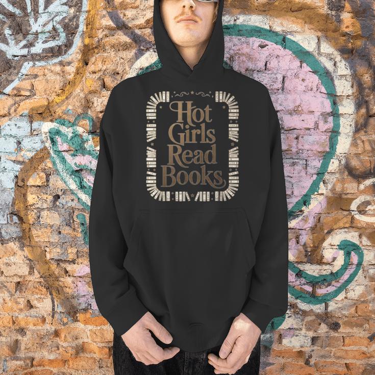 Hot Girls Read Books Men Hoodie