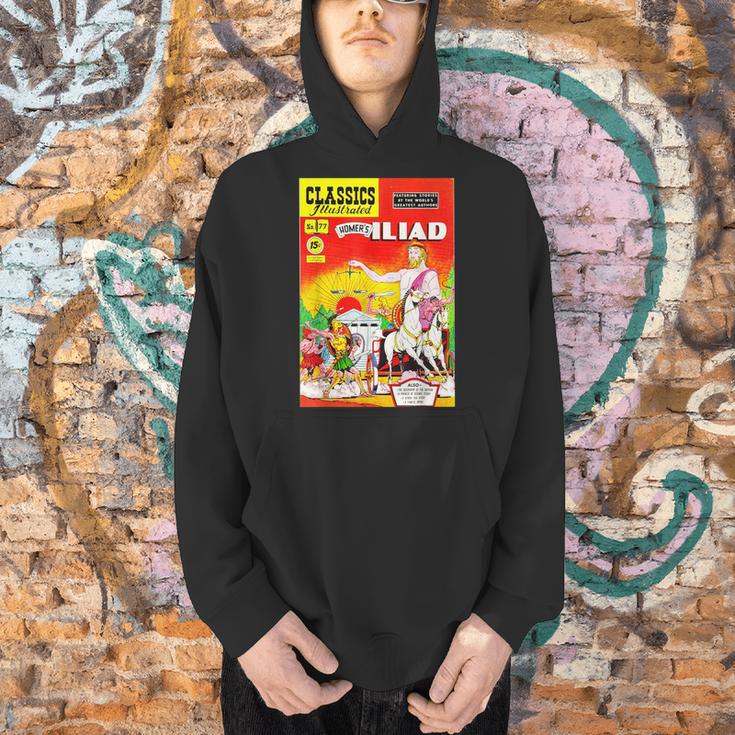 The Iliad Homer Vintage Comic Book Cover Men Hoodie