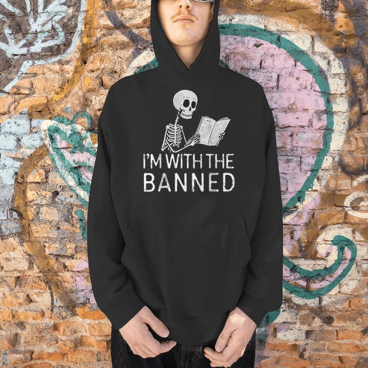 I'm With The Banned Tshirt Read Banned Books Lover BookWorm Men Hoodie I'm With The Banned Tshirt Read Banned Books Lover BookWorm Men Hoodie