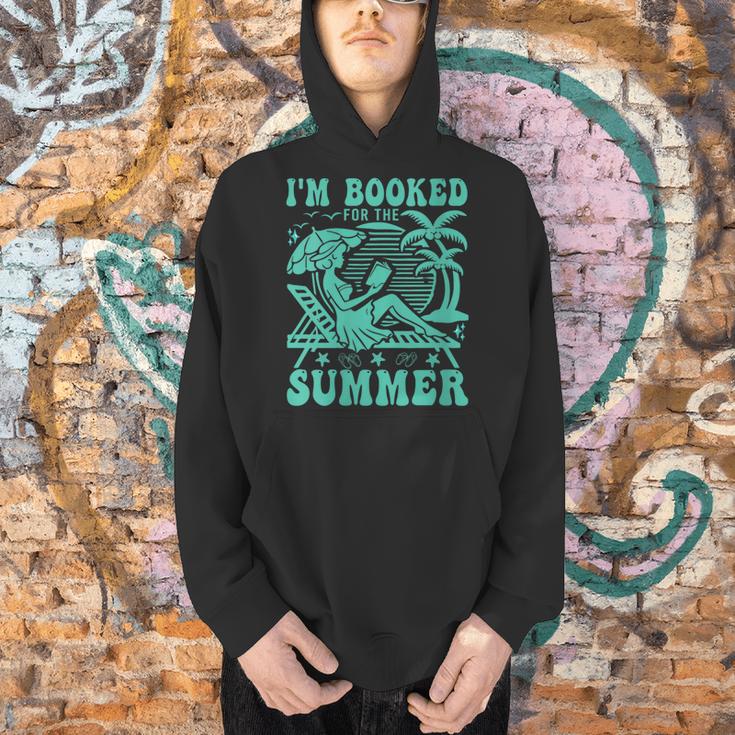 I'm Booked For The Summer Vacation Beach Book Lover Men Hoodie