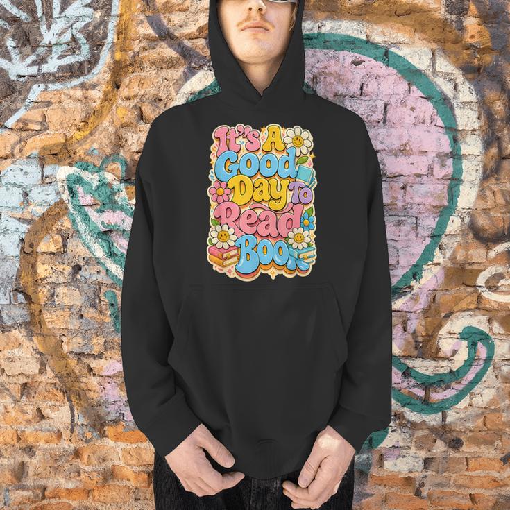 It's A Good Day To Read Book For Readers Men Hoodie