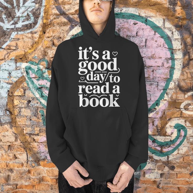 It's A Good Day To Read A Book Book Reading Library Men Hoodie