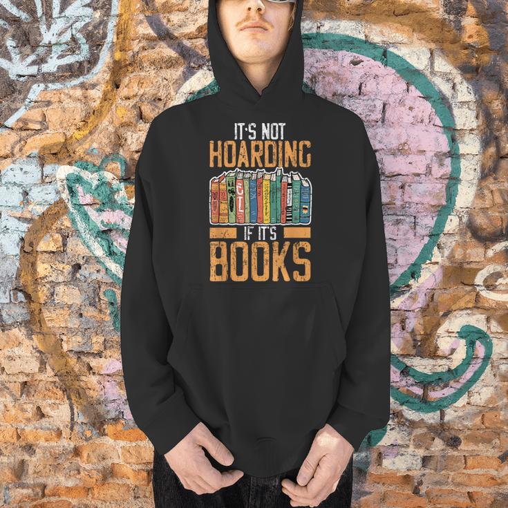 It's Not Hoarding If Books Lover Reading Librarian Men Hoodie