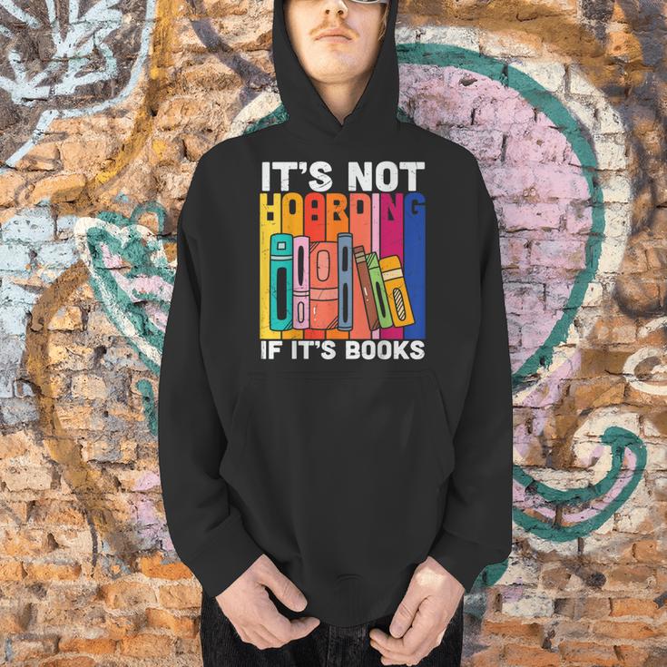 Its Not Hoarding If Its Books Book Reading Men Hoodie