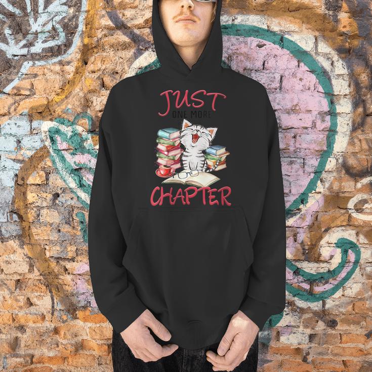 Just One More Chapter- I Love Reading Book And Meow Men Hoodie