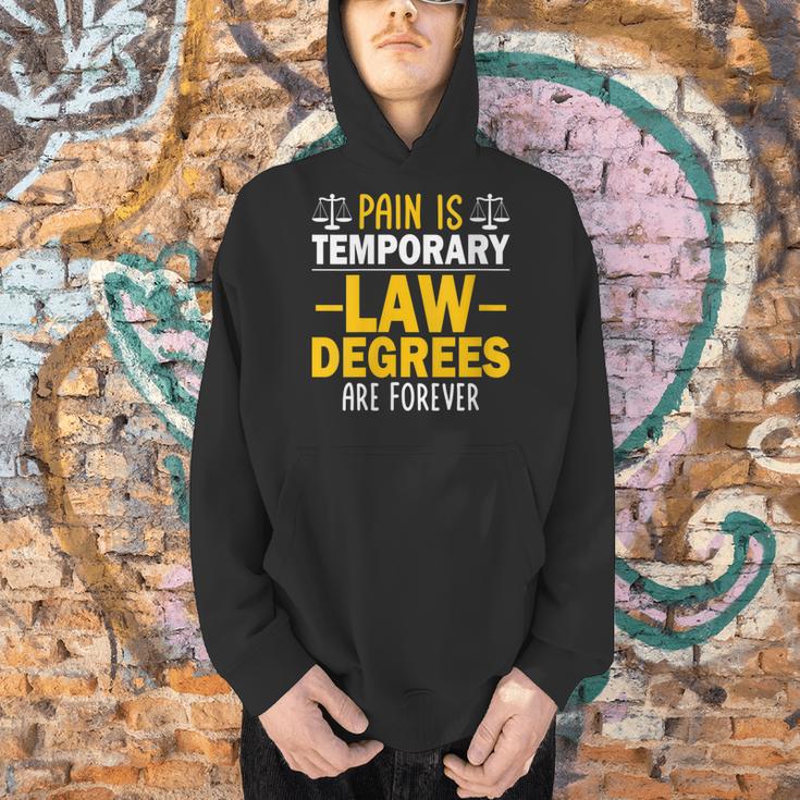 Law School Graduation Decoration Books Law Students Men Hoodie