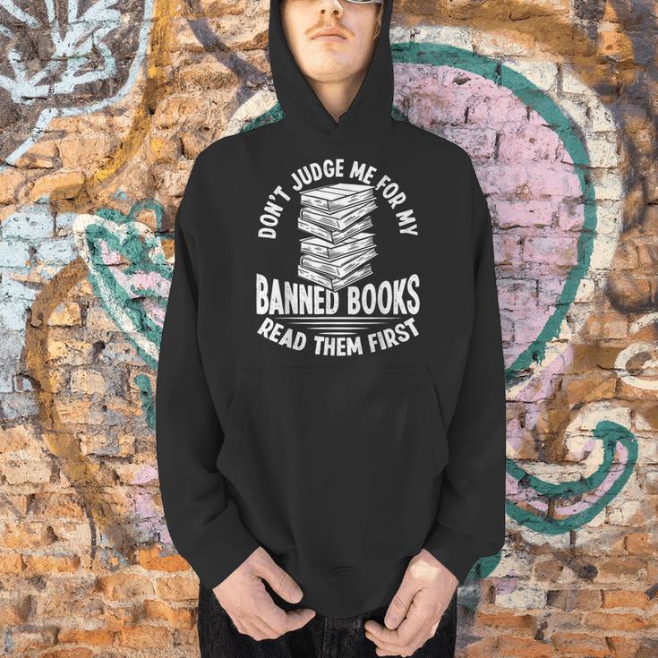 Librarian Banned Book List Banned Book Set Book Lover Men Hoodie