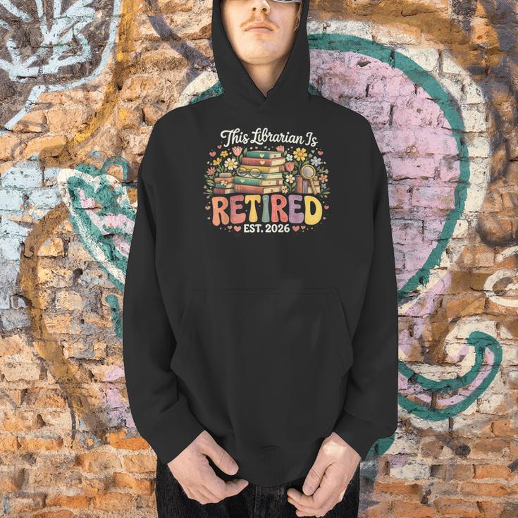 This Librarian Is Retired 2026 Book Lover Retirement Reading Men Hoodie This Librarian Is Retired 2026 Book Lover Retirement Reading Men Hoodie