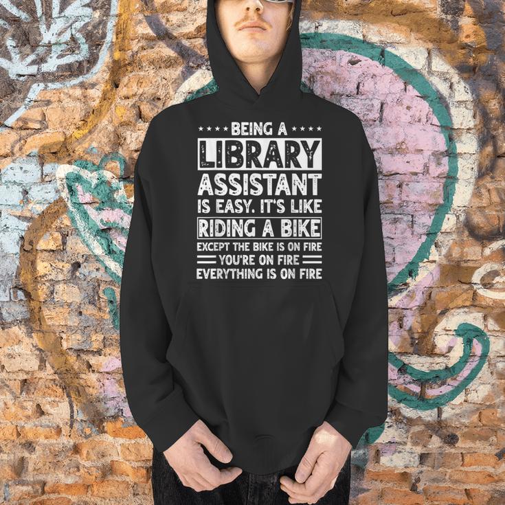 Library Assistant Librarian Associate Keeper Book Lover Men Hoodie