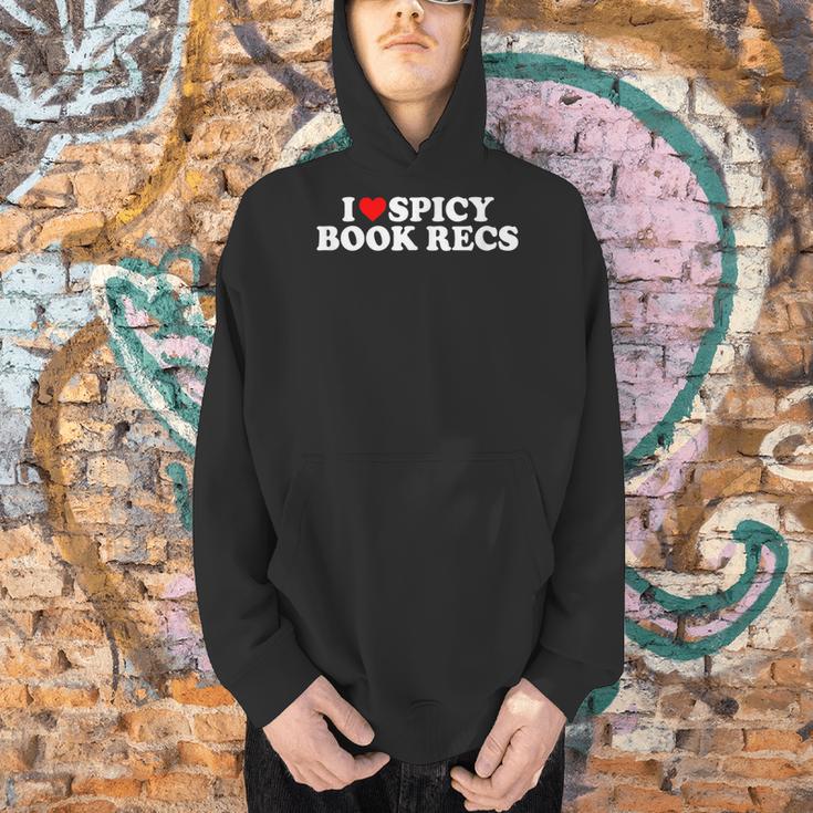 I Love Heart Spicy Book Recs Fantasy Romance Recommendations Men Hoodie