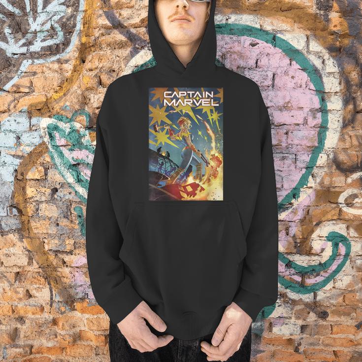 Marvel Comixology Captain Marvel She-Hulk Comic Book Cover Men Hoodie