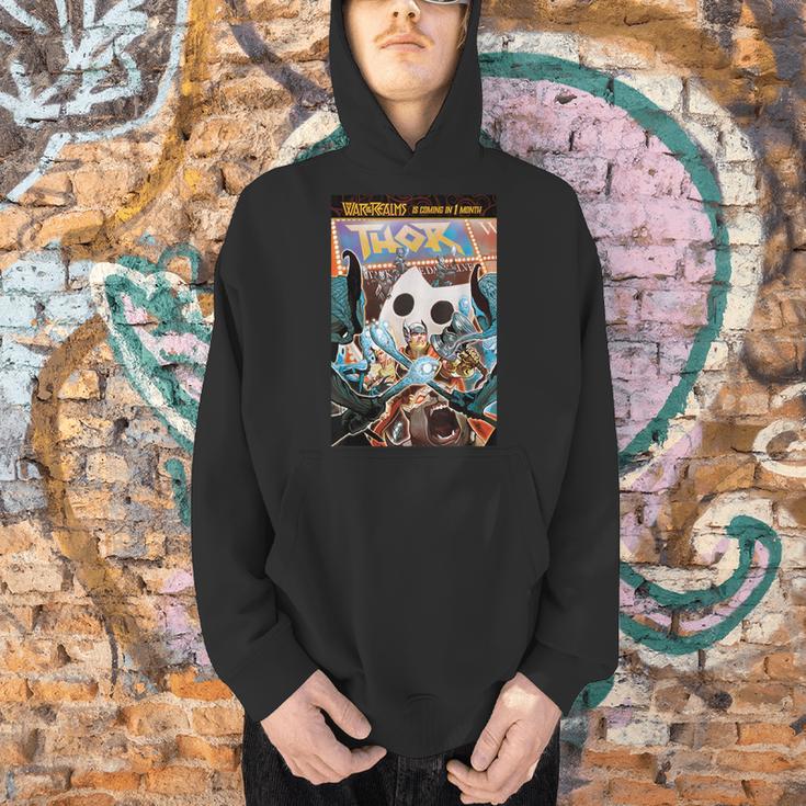 Marvel Comixology Thor Theater Comic Book Cover Men Hoodie Marvel Comixology Thor Theater Comic Book Cover Men Hoodie