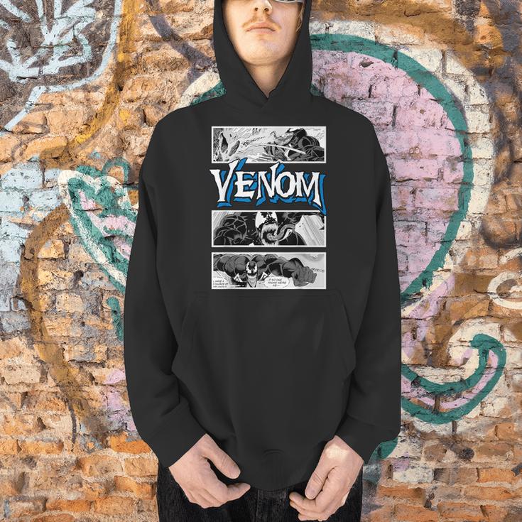 Marvel Venom Comic Book Illustrations Panel Graphic T-Shirt Men Hoodie Marvel Venom Comic Book Illustrations Panel Graphic T-Shirt Men Hoodie