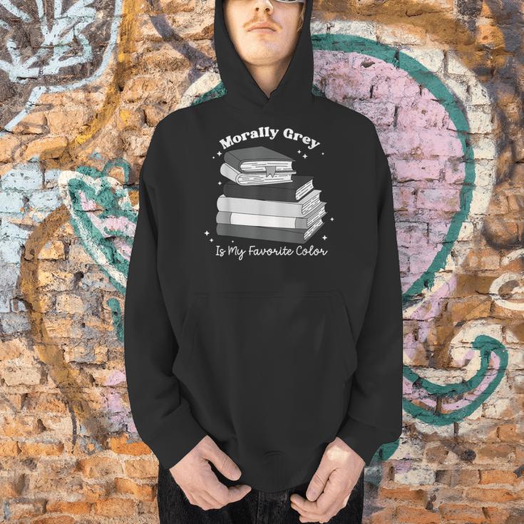 Morally Grey Is My Favorite Color Bookish Book Lover Men Hoodie