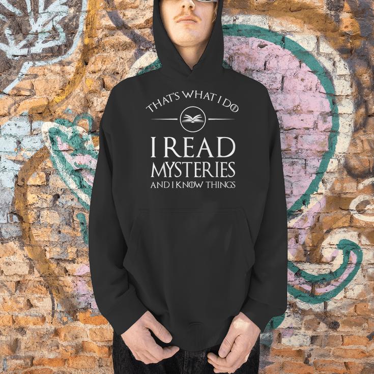 Mystery Book Readers I Read Mysteries Know Things Men Hoodie Mystery Book Readers I Read Mysteries Know Things Men Hoodie