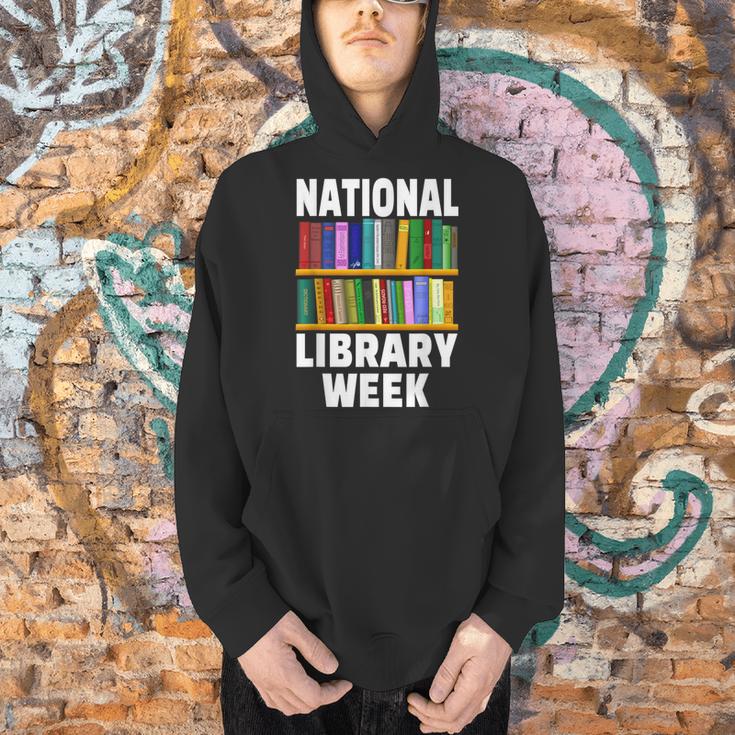 National Library Week 2021 Book Lover Reader Librarian Men Hoodie