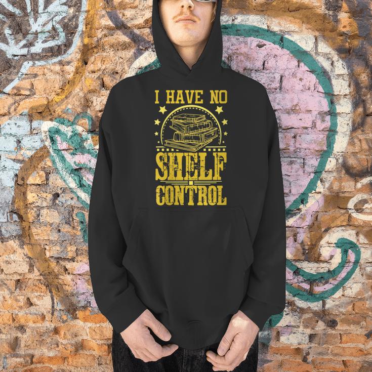 I Have No Shelf Control With Book Lover w Reading w Bookworm Men Hoodie