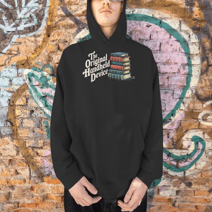 The Original Handheld Device Book Fair Book Lover Men Hoodie